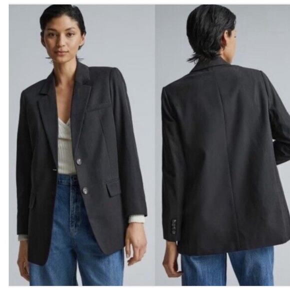 Everlane Charcoal Women's Blazer - Picture 1 of 7